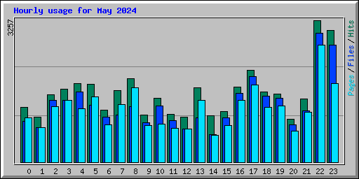 Hourly usage for May 2024